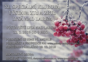 Speciální výstava Lysá nad Labem 12.1.2019