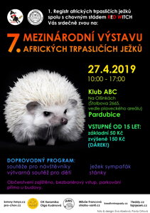 Výstava ježků 27.4.019